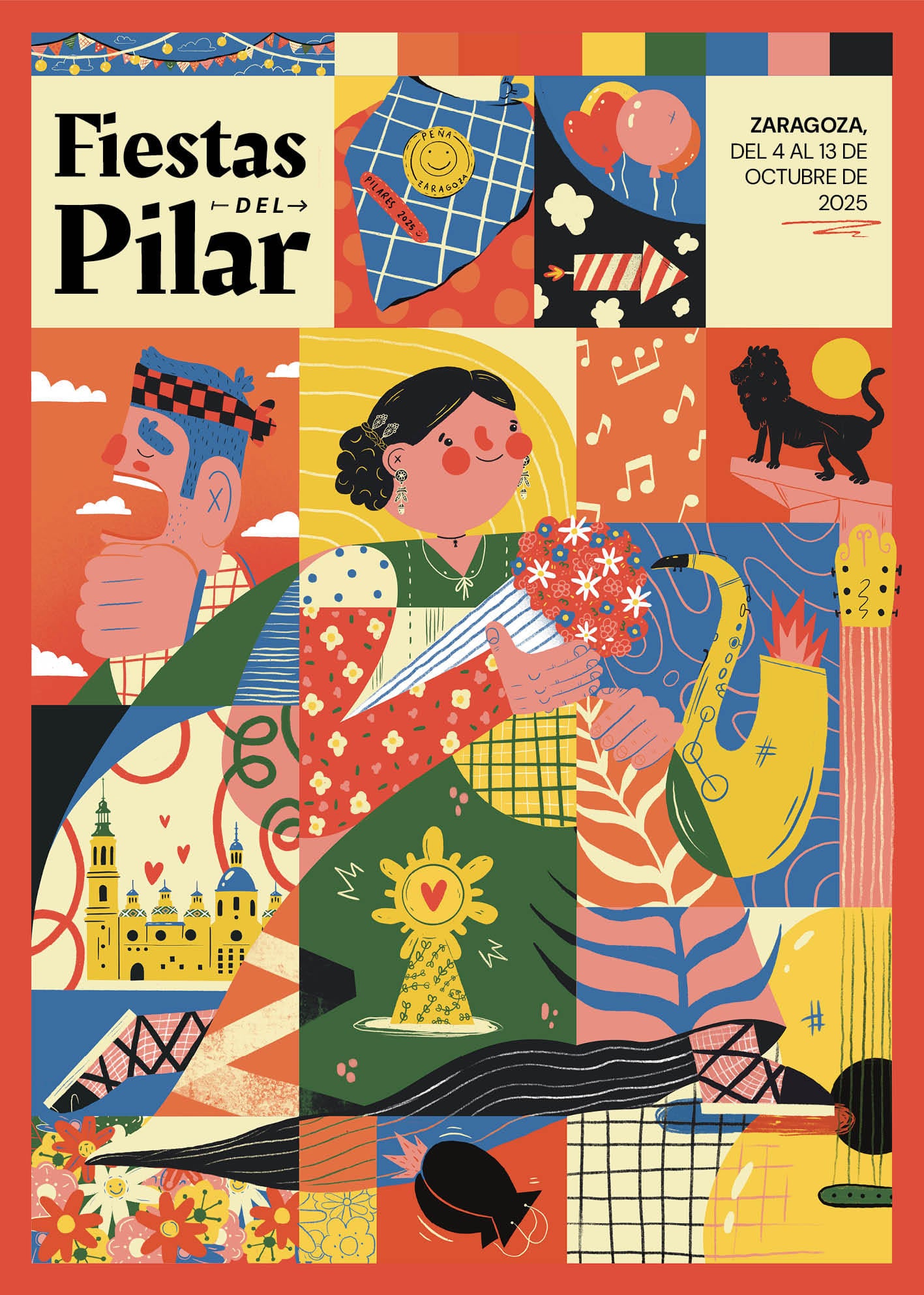 Así van a ser las Fiestas del Pilar de Zaragoza 2025 Así van a ser las Fiestas del Pilar de Zaragoza 2025