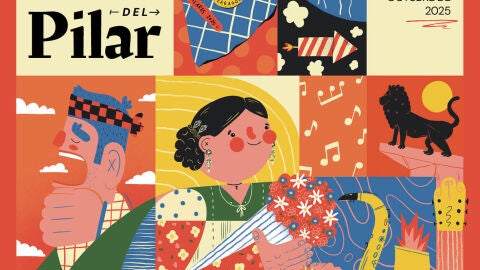 Cartel de las Fiestas del Pilar 2025 de Vera Galindo Cartel de las Fiestas del Pilar 2025 de Vera Galindo