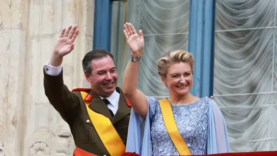 Guillermo y Estefanía, nuevos Grandes Duques de Luxemburgo Guillermo y Estefanía, nuevos Grandes Duques de Luxemburgo