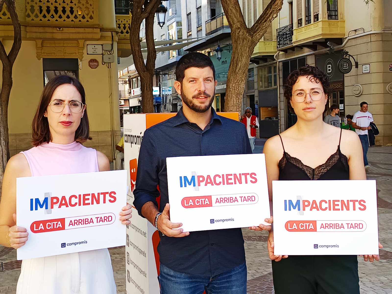 ‘Im-pacientes’, la campaña de Compromís para visibilizar las demoras en las citas de Atención Primaria ‘Im-pacientes’, la campaña de Compromís para visibilizar las demoras en las citas de Atención Primaria