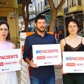 ‘Im-pacientes’, la campaña de Compromís para visibilizar las demoras en las citas de Atención Primaria.