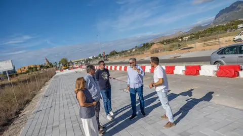 Fase final de las obras de mejora de movilidad y capacidad del vial turístico Camí Vell d’Altea Fase final de las obras de mejora de movilidad y capacidad del vial turístico Camí Vell d’Altea