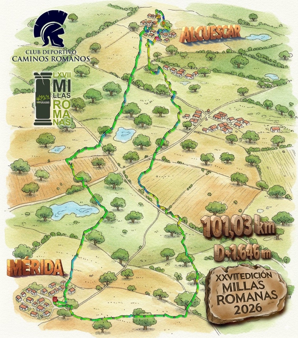 La LXVII edición de las Millas Romanas abre sus inscripciones el 10 de octubre y espera dos mil quinientos participantes La LXVII edición de las Millas Romanas abre sus inscripciones el 10 de octubre y espera dos mil quinientos participantes