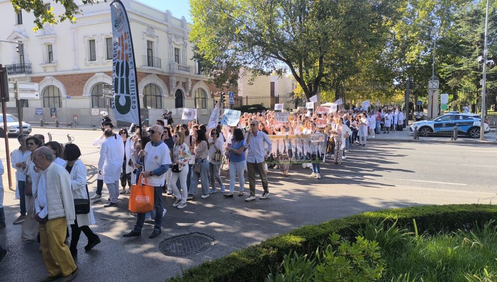 Manifestación de médicos en Ciudad Real