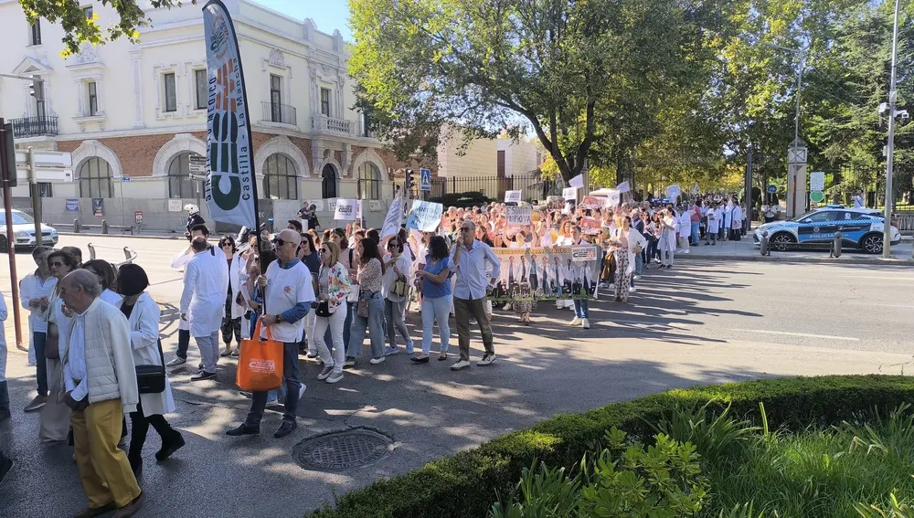 Manifestación de médicos en Ciudad Real Manifestación de médicos en Ciudad Real