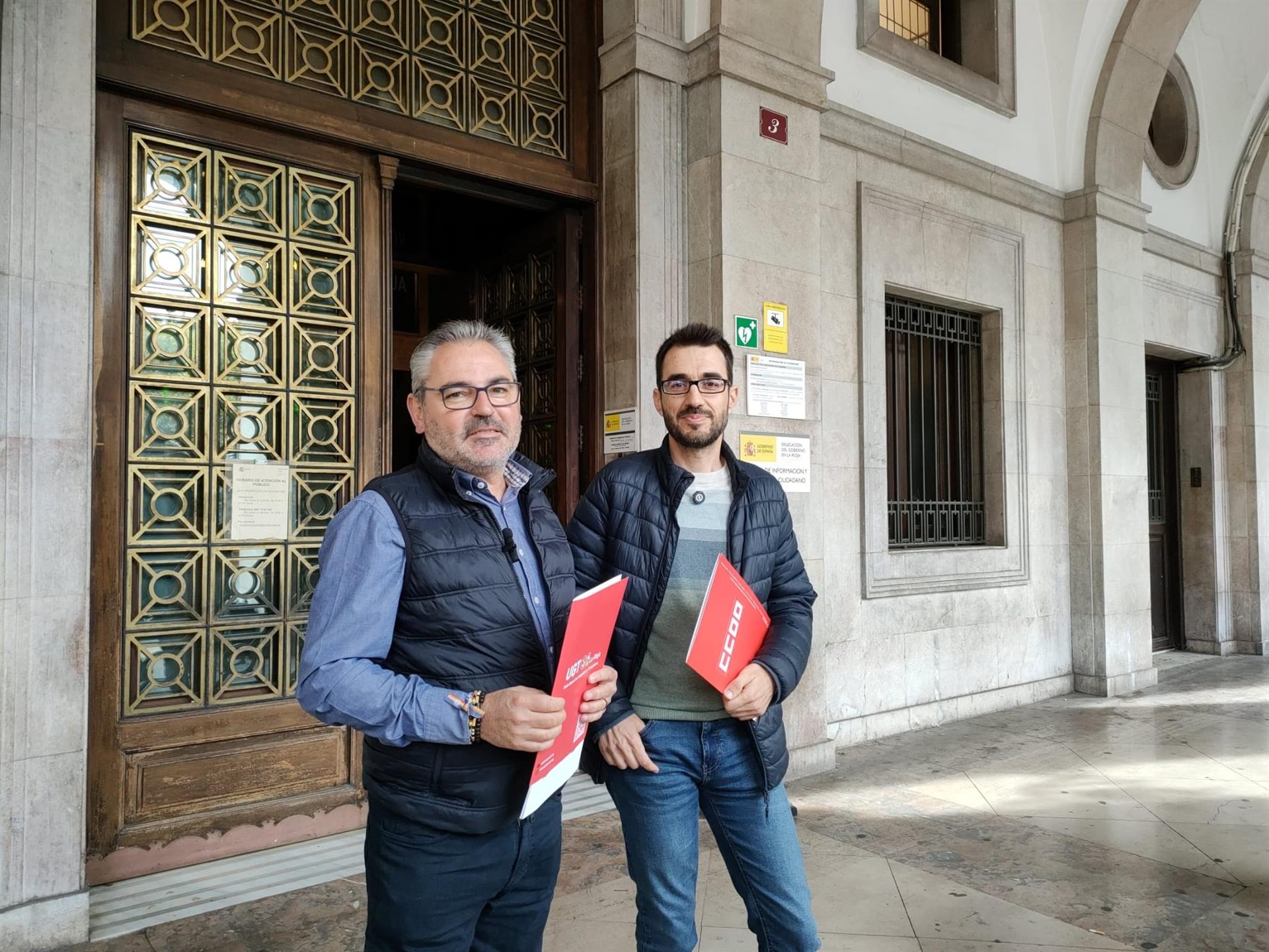 UGT y CCOO La Rioja registran la convocatoria de huelga para el 15 de octubre UGT y CCOO La Rioja registran la convocatoria de huelga para el 15 de octubre