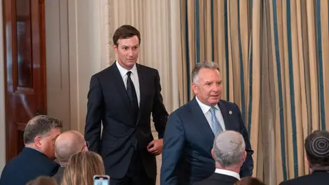 East Steve Witkoff y Jared Kushner, el yerno de Donald Trump East Steve Witkoff y Jared Kushner, el yerno de Donald Trump