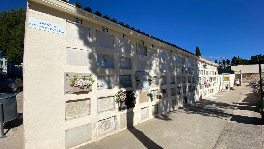 Zona donde reposan los restos de algunos menores de edad