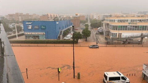 Las lluvias anegaron Ibiza
