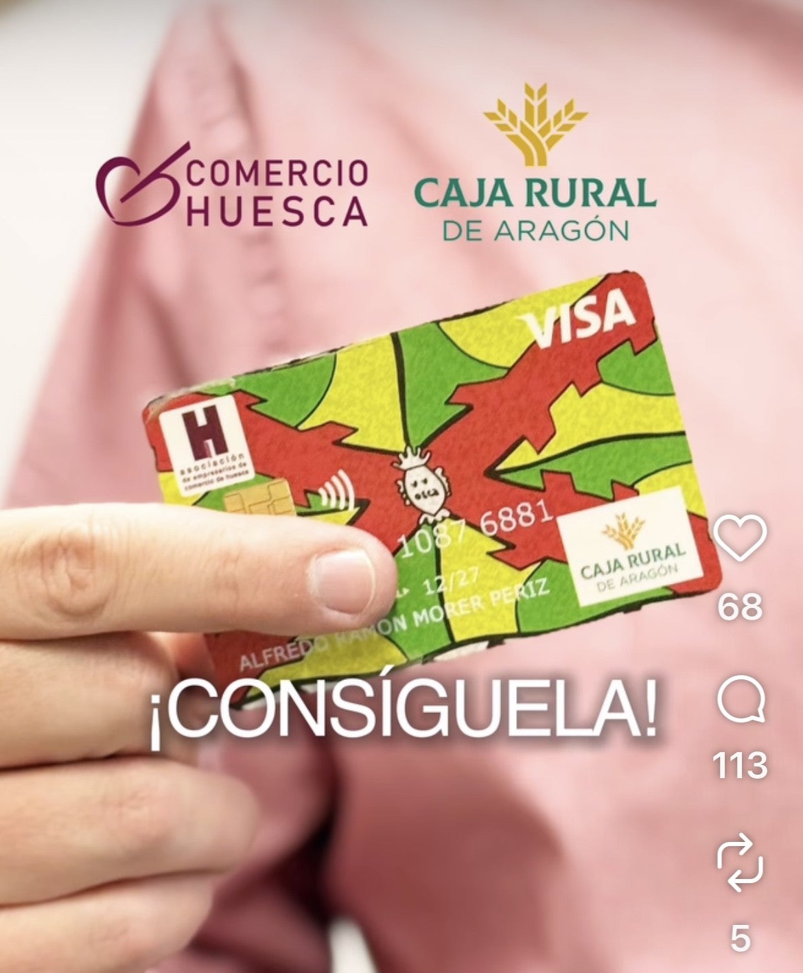 Vuelve la VISA Huesca con descuentos del 20% en todas las compras Vuelve la VISA Huesca con descuentos del 20% en todas las compras