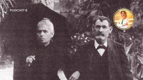 Miguel Zapata con su mujer