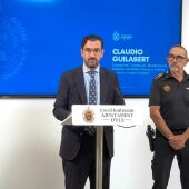 Presentación del dispositivo de seguridad preparado para este próximo fin de semana en Elche. 