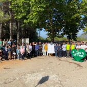 Asistentes a la Declaración contra Incencios Forestales Pau Costa en Alzira