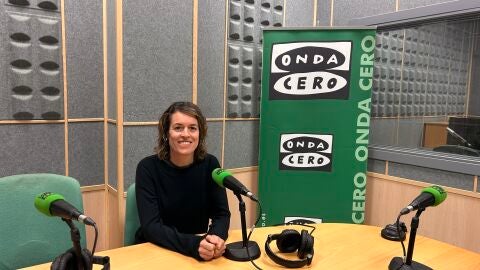 Diana Garc&iacute;a, en los estudios de Onda Cero 