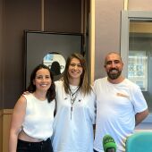 Inma Pineda, Esther Milanés y Cristian Cano