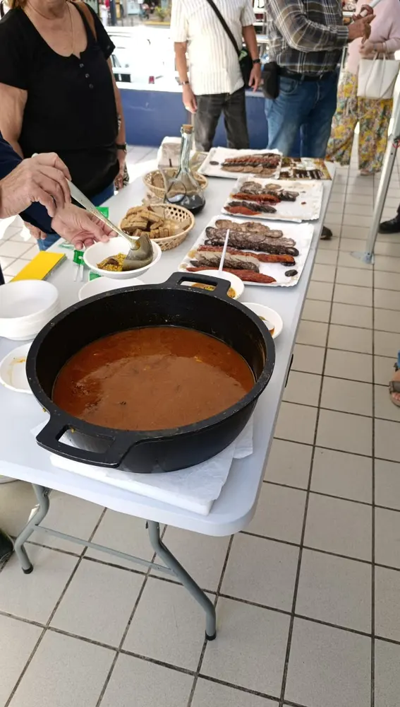 Imagen algunos de los platos presentados hoy elaborados con Porc Negre Imagen algunos de los platos presentados hoy elaborados con Porc Negre