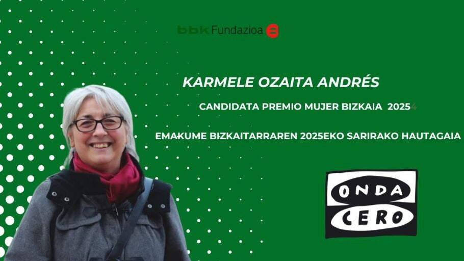 Karmele&nbsp;Ozaita Andr&eacute;s, candidata al Premio Mujer Vizca&iacute;na