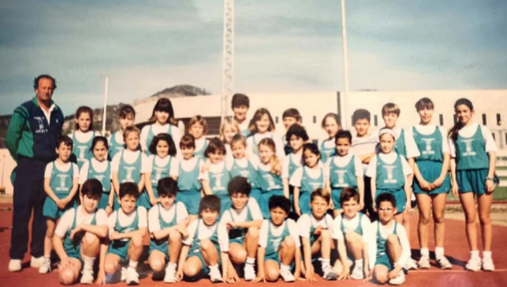 Una de las fotos históricas del Club Atlétisme Sa Raval Una de las fotos históricas del Club Atlétisme Sa Raval