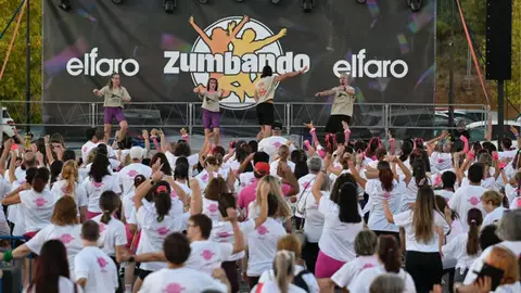 El evento solidario 'Zumbando' celebrado en El Faro de Badajoz bate récord de recaudación al superar los 20.000 euros El evento solidario 'Zumbando' celebrado en El Faro de Badajoz bate récord de recaudación al superar los 20.000 euros