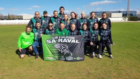 Atletas del Club Atletisme Sa Raval Atletas del Club Atletisme Sa Raval