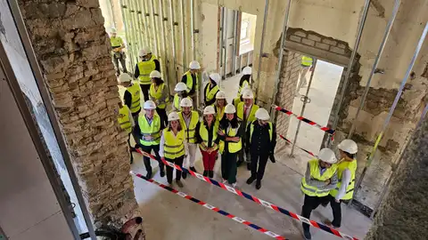 Avanzan en plazo las obras de la nueva Facultad de Medicina en Huesca Avanzan en plazo las obras de la nueva Facultad de Medicina en Huesca