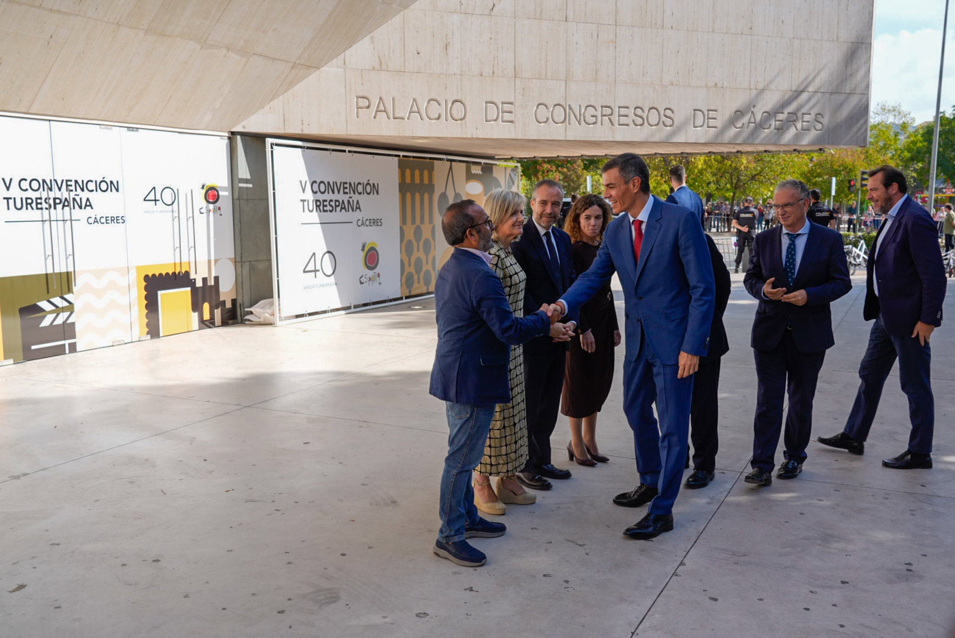 Pedro Sánchez considera un acierto elegir Cáceres para la Convención de Turespaña como ejemplo de destino de interior Pedro Sánchez considera un acierto elegir Cáceres para la Convención de Turespaña como ejemplo de destino de interior