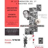 Cartel del Encuentro en Madrid: Gregorio Prieto y el dibujo contemporáneo