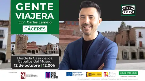 Programa especial de 'Gente viajera' desde Cáceres, candidata a Capital Europea de la Cultura 2031 Programa especial de 'Gente viajera' desde Cáceres, candidata a Capital Europea de la Cultura 2031