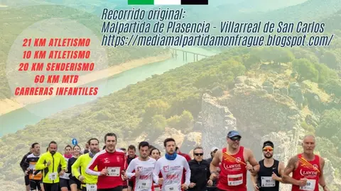 La XIX Media Maratón Malpartida de Plasencia Reserva de la Biosfera de Monfragüe tendrá lugar el 16 de noviembre La XIX Media Maratón Malpartida de Plasencia Reserva de la Biosfera de Monfragüe tendrá lugar el 16 de noviembre