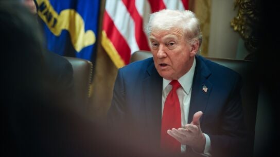 Donald Trump en una foto de archivo
