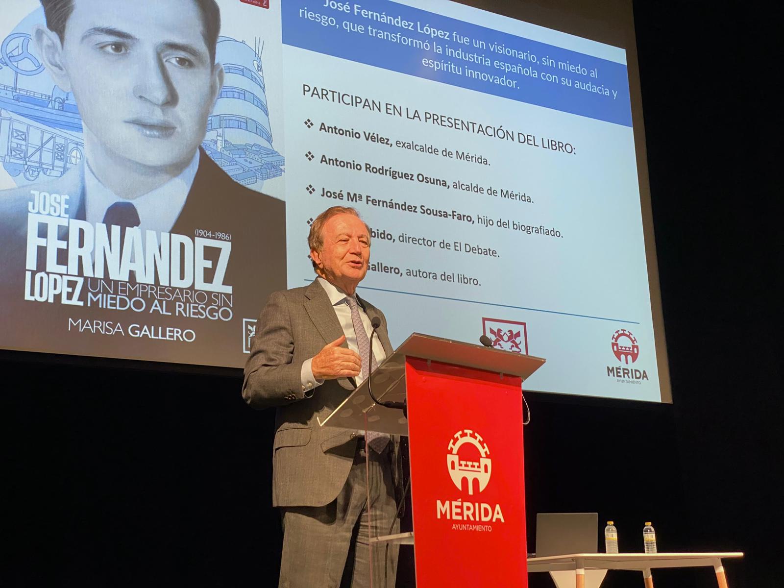 José Fernández López "un empresario sin miedo al riesgo" José Fernández López "un empresario sin miedo al riesgo"