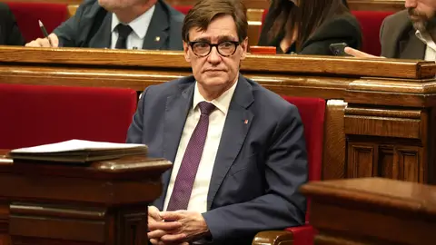 Salvador Illa, en el debat de política general Salvador Illa, en el debat de política general