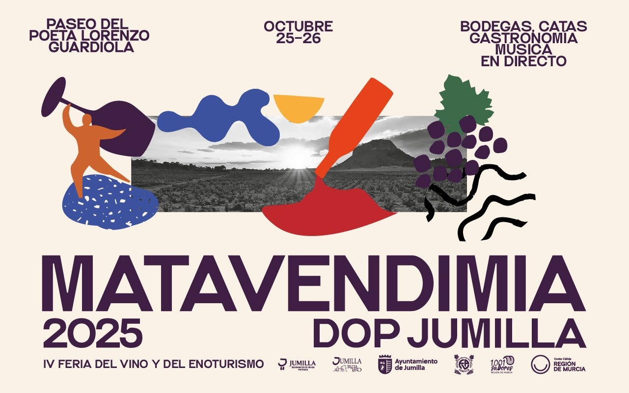 La consejería de turismo impulsa la feria del vino y del enoturismo dop jumilla en su cuarta edición. La consejería de turismo impulsa la feria del vino y del enoturismo dop jumilla en su cuarta edición.