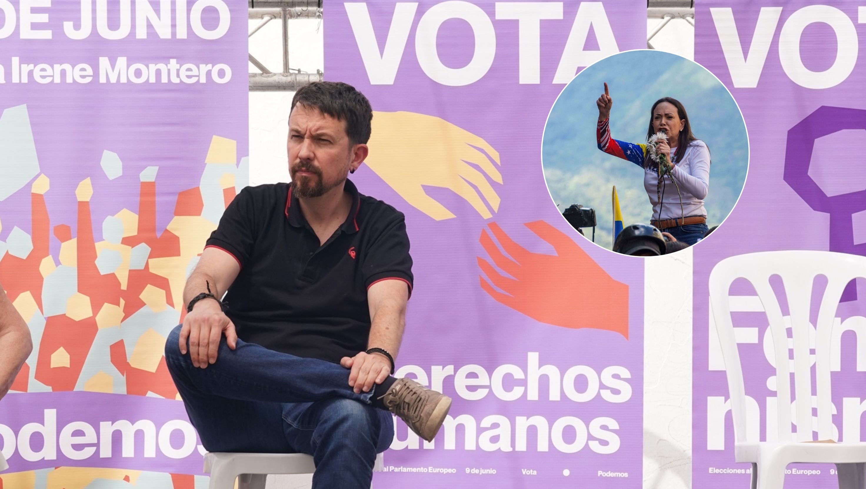Pablo Iglesias, contra el Nobel de la Paz a María Corina Machado: "Se lo podían haber dado a Trump o a Hitler" Pablo Iglesias, contra el Nobel de la Paz a María Corina Machado: "Se lo podían haber dado a Trump o a Hitler"