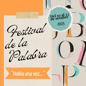 Cartel III Festival de la Palabra 'Había una voz...' en Valdepeñas Cartel III Festival de la Palabra 'Había una voz...' en Valdepeñas
