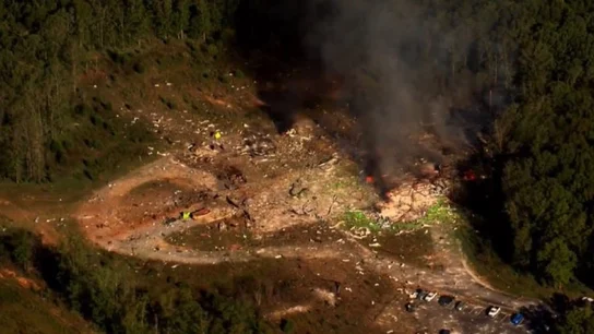Varios muertos y al menos 19 desaparecidos tras una explosión en una fábrica de explosivos en EEUU Varios muertos y al menos 19 desaparecidos tras una explosión en una fábrica de explosivos en EEUU