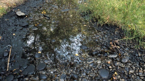 La empresa Carburos del Cinca denunciada por un vertido de fango negro al r&iacute;o en Monz&oacute;n