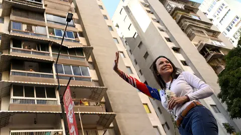 María Corina Machado en una foto de archivo María Corina Machado en una foto de archivo