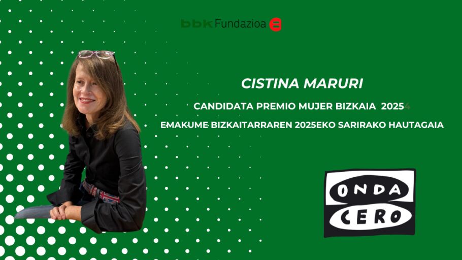 Cristina Maruri, candidata al Premio Mujer Vizca&iacute;na 2025