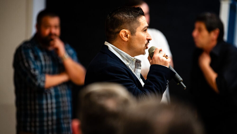 Ramón Escolano, presidente de la Delegación de Peñas del Levante UD