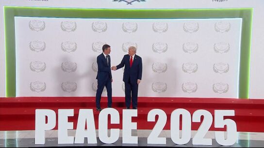 V&iacute;deo: el saludo entre Trump y Pedro S&aacute;nchez