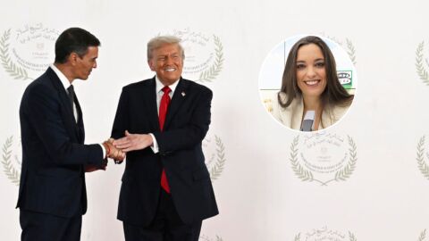 Pedro S&aacute;nchez y Donald Trump
