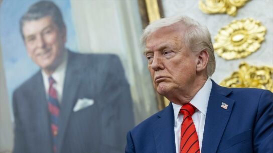Donald Trump en una foto de archivo