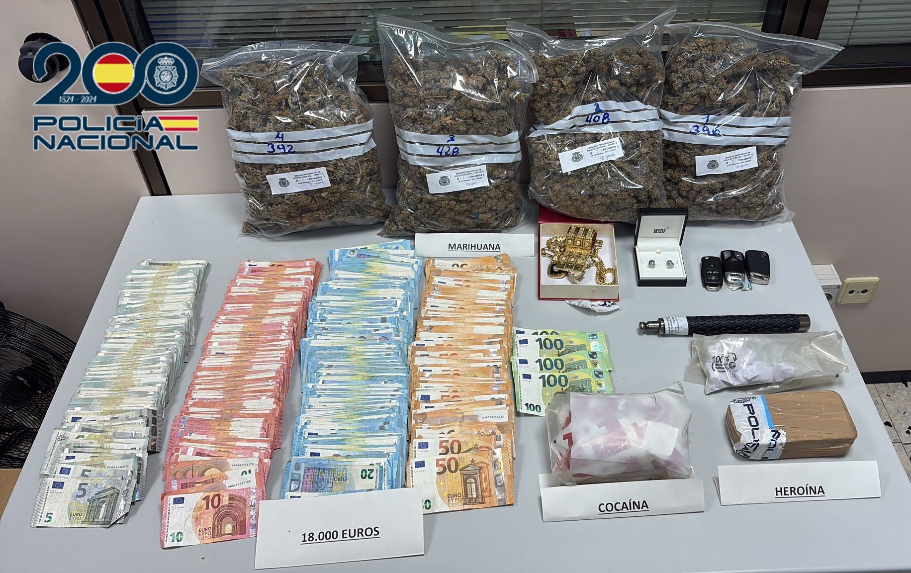 La Policía Nacional detiene a 12 personas por tráfico de drogas en Alzira, Algemesí y Valencia La Policía Nacional detiene a 12 personas por tráfico de drogas en Alzira, Algemesí y Valencia