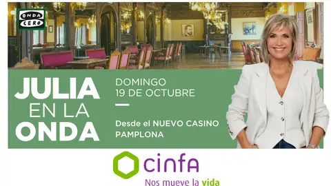 Julia en la Onda desde el Nuevo Casino de Pamplona Julia en la Onda desde el Nuevo Casino de Pamplona