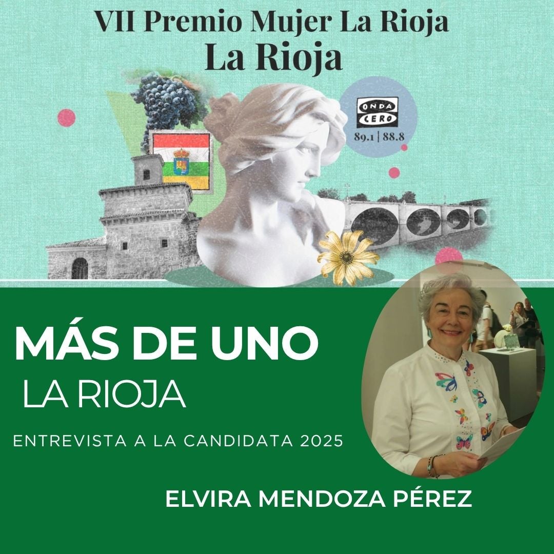 Premio Mujer La Rioja 2025, candidata Elvira Mendoza Pérez Premio Mujer La Rioja 2025, candidata Elvira Mendoza Pérez