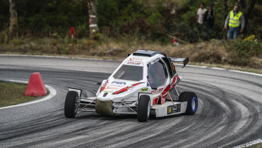 Mario Rivera en plena competición