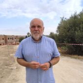 Txema Fernández en el parque de Polvorines. 