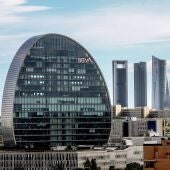 Imagen de la sede de BBVA en Madrid