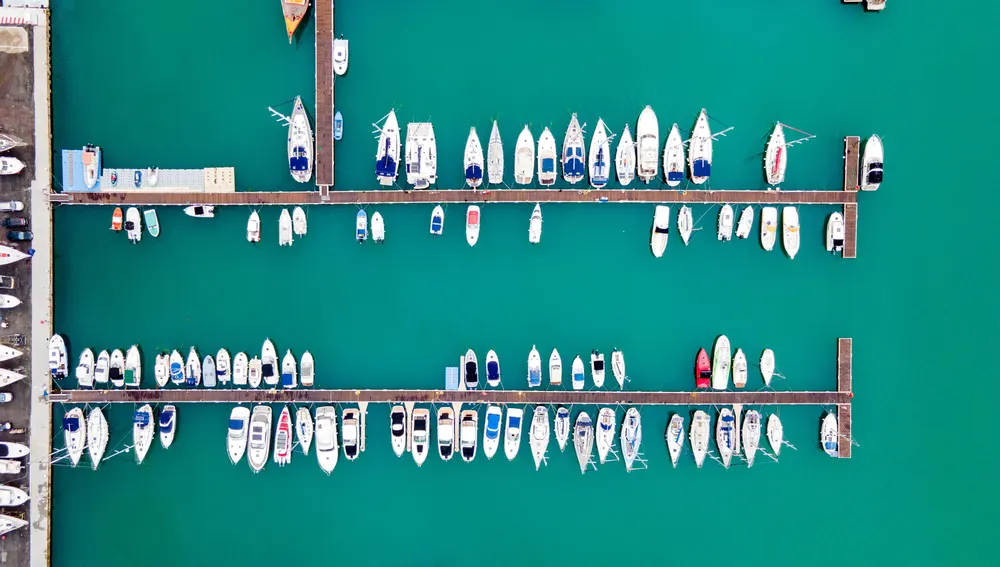 Embarcaciones atracadas en Sozopol, Bulgaria Embarcaciones atracadas en Sozopol, Bulgaria